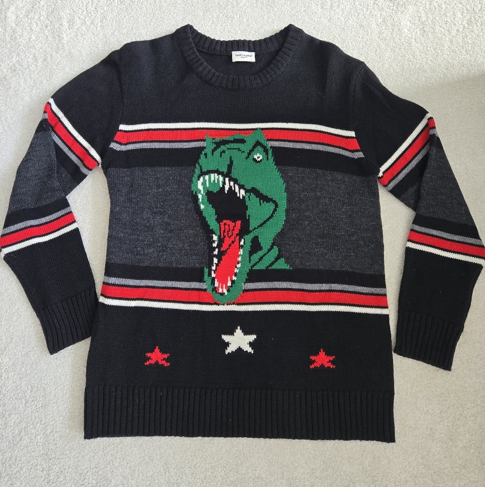 SAINT LAURENT Paris Sweater Med